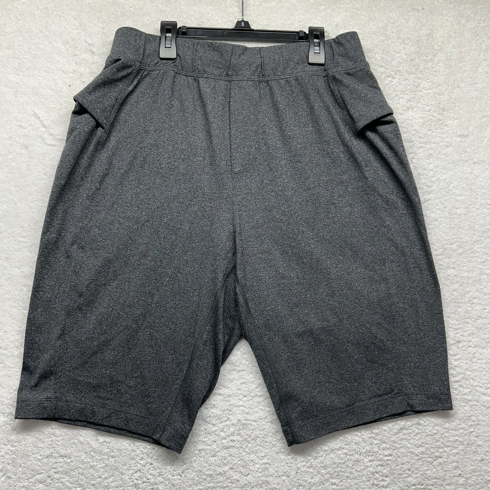 Lululemon Mens Size L Gray License to Train Athletic Shorts (M3)